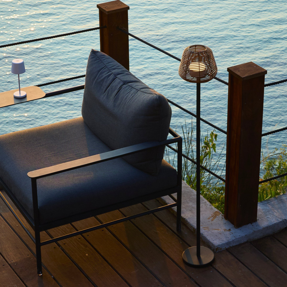 Lampadaire extérieur sans fil MIDY BOHEME H120cm