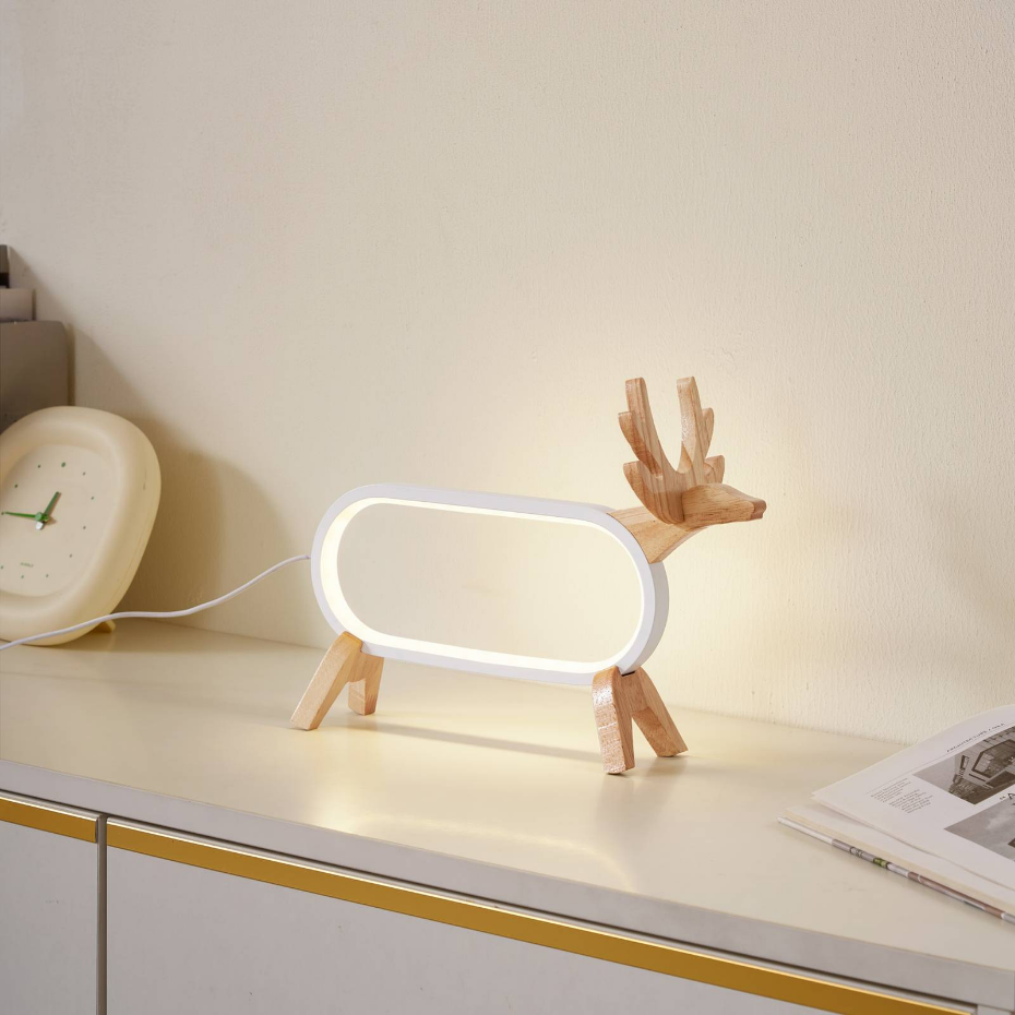 Lampe à poser en bois scandinaveLED, Hirvi