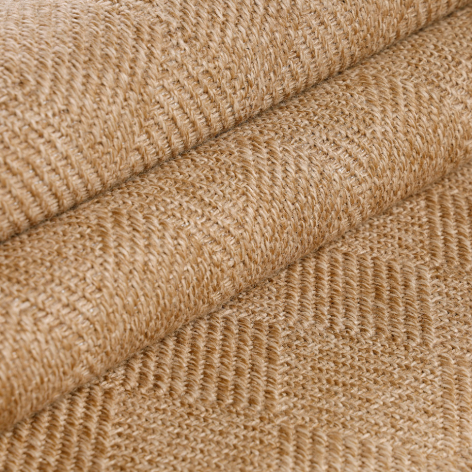 Tapis intérieur extérieur aspect jute chevron DHAKA