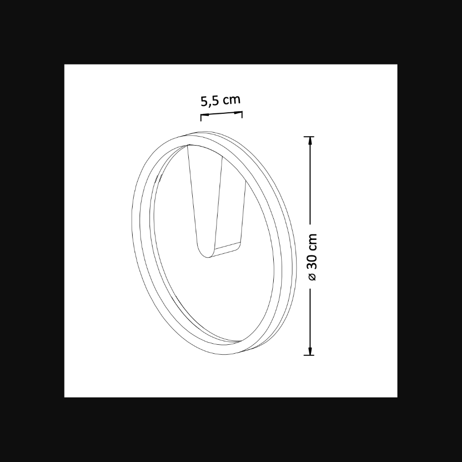 Applique murale minimaliste - SCOTT