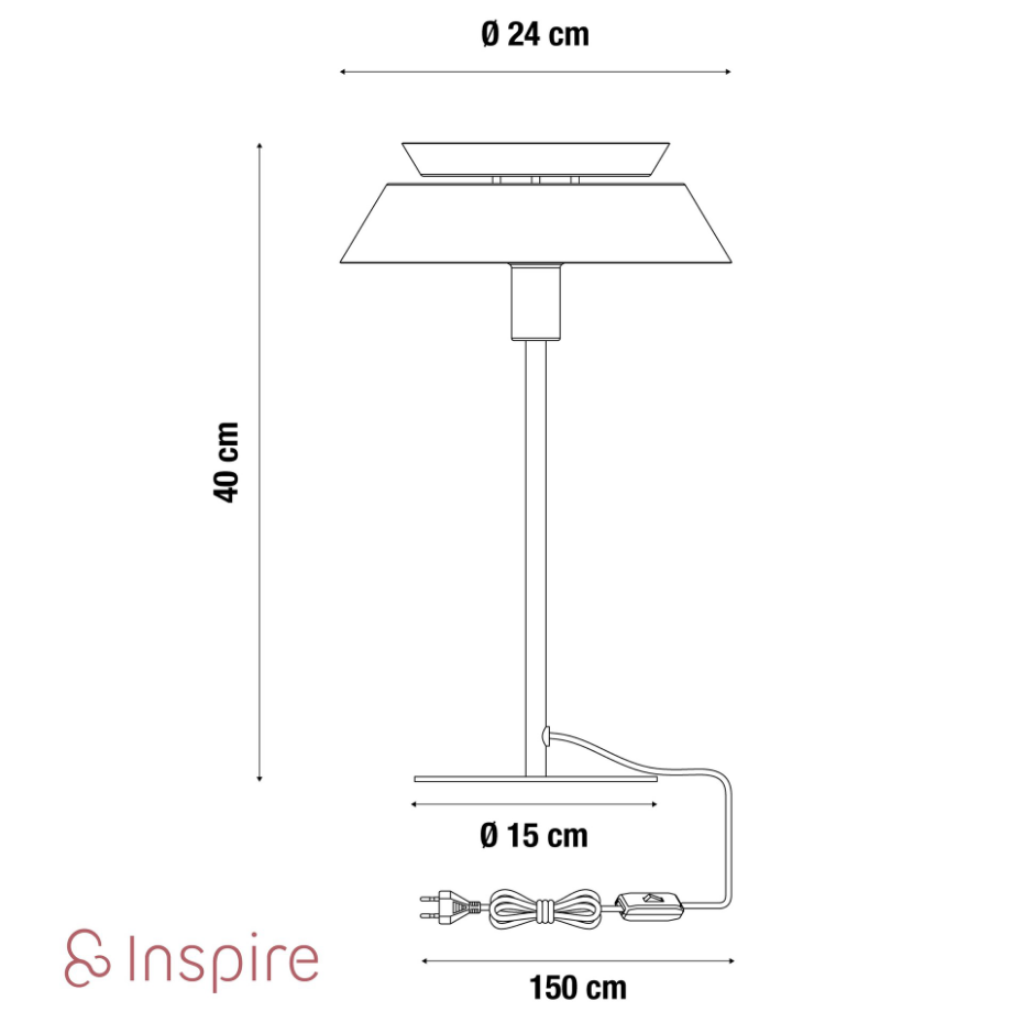 Lampe en fer, DULCIE