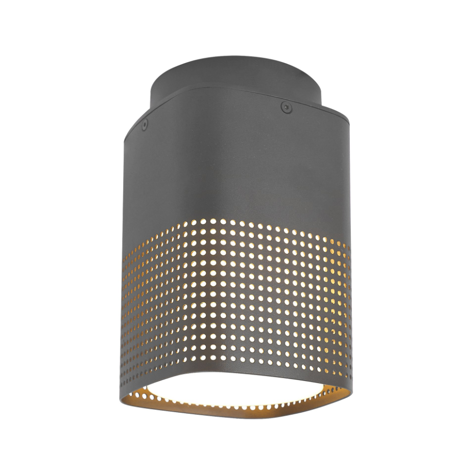 Plafonnier Sidara  Aluminium Seaside noir ,  H. 19 - IP54 - E27 /  Nordlux Extérieur