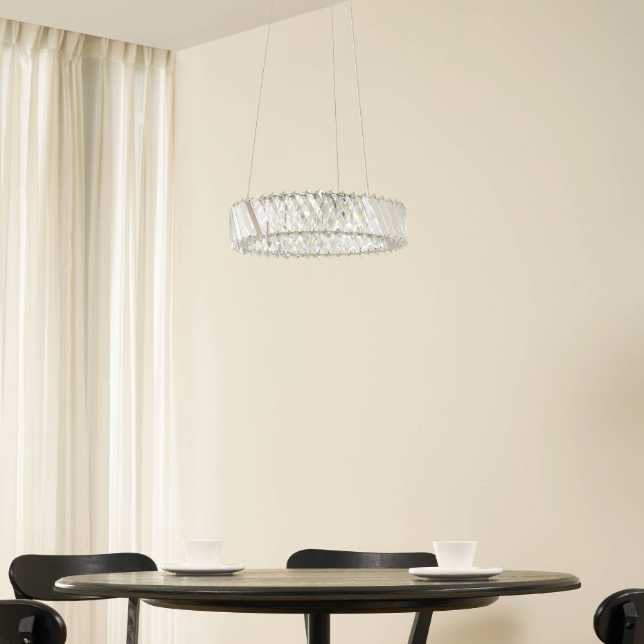 Suspension en verre designLED, Glacis