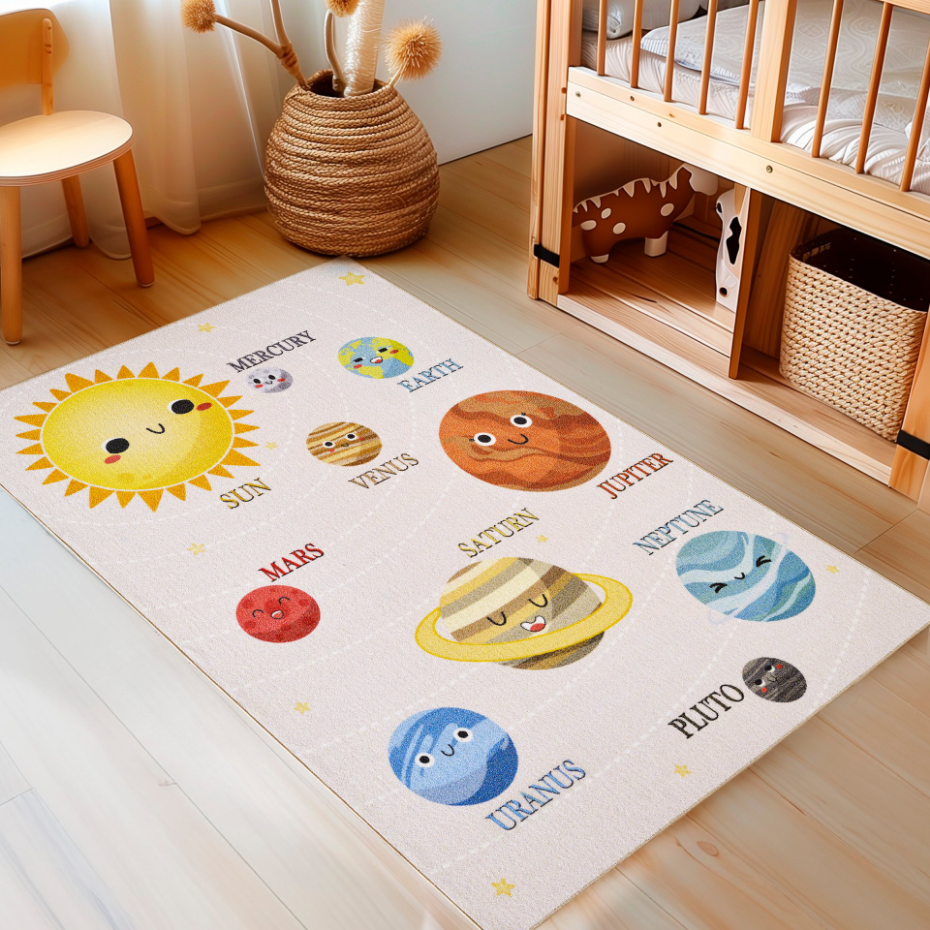 Tapis enfant planète PLAY