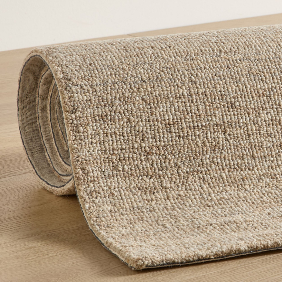 Tapis UNI en laine tufté main dans des couleurs douces