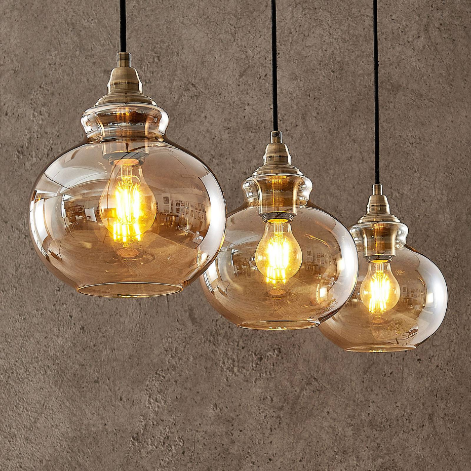 Suspension en verre vintage, Tymoni