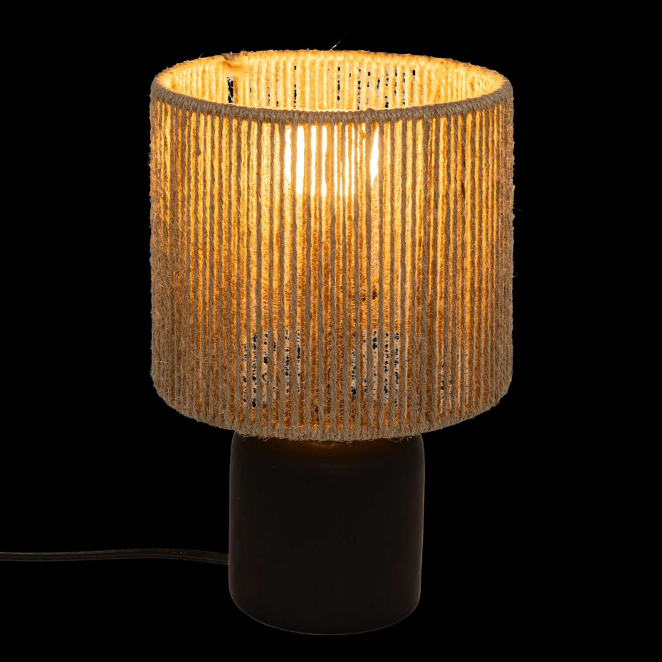 Lampe cylindre en céramique