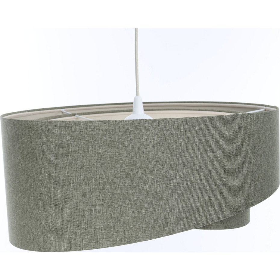Suspension en tissu rond style boho