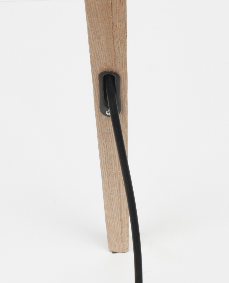 Lampadaire design en bois scandinave, TRIPOD WOOD