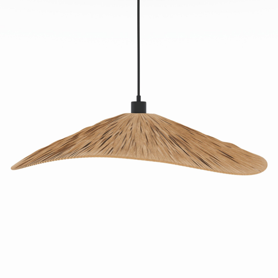 Suspension en raphia 75 cm - STELLAIRE