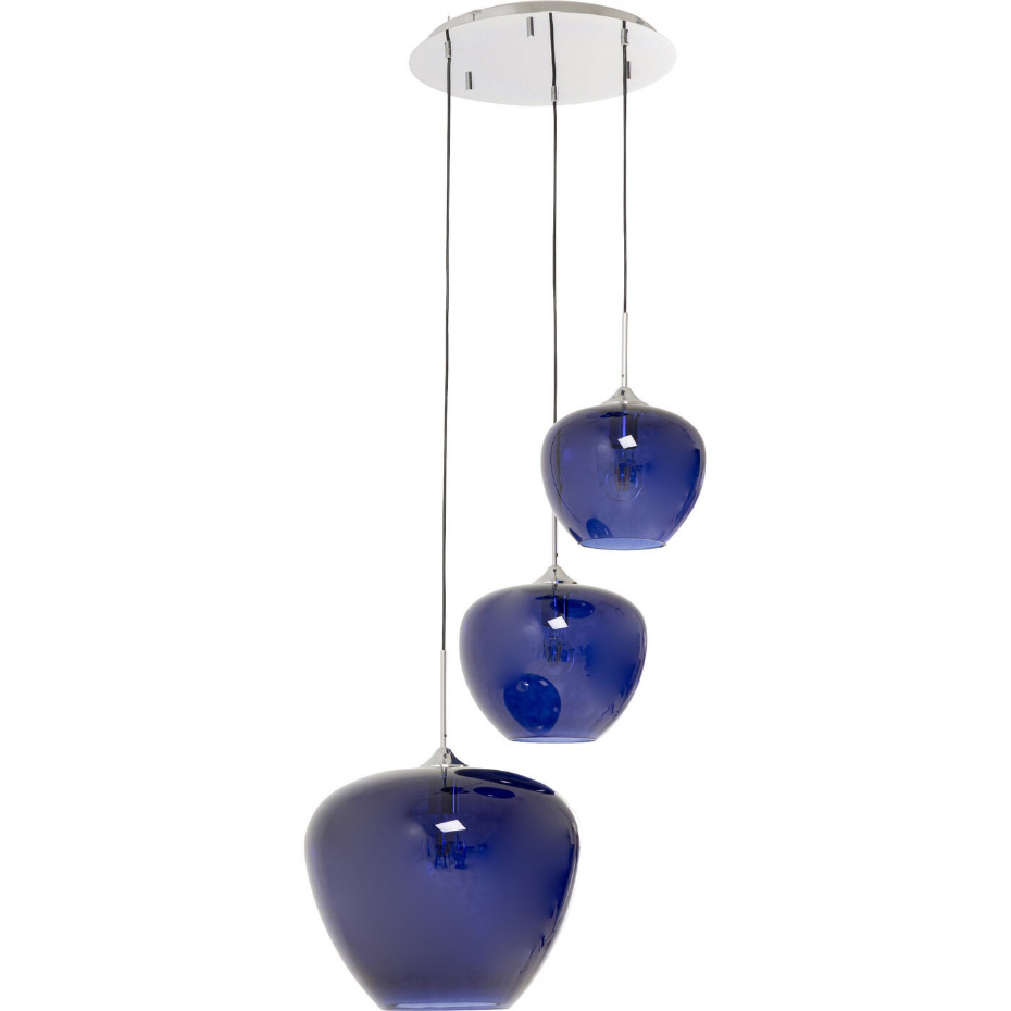 Suspension en verre et acier, SPHERE
