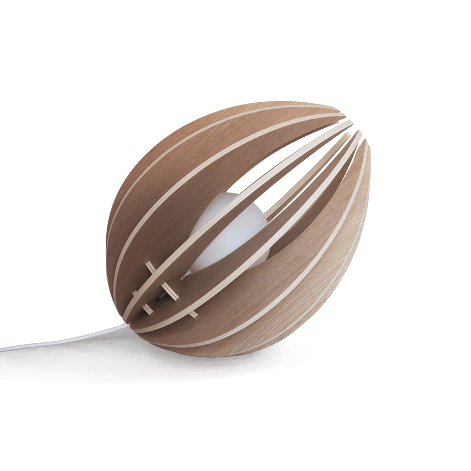 Lampe à poser chêne - FEVE