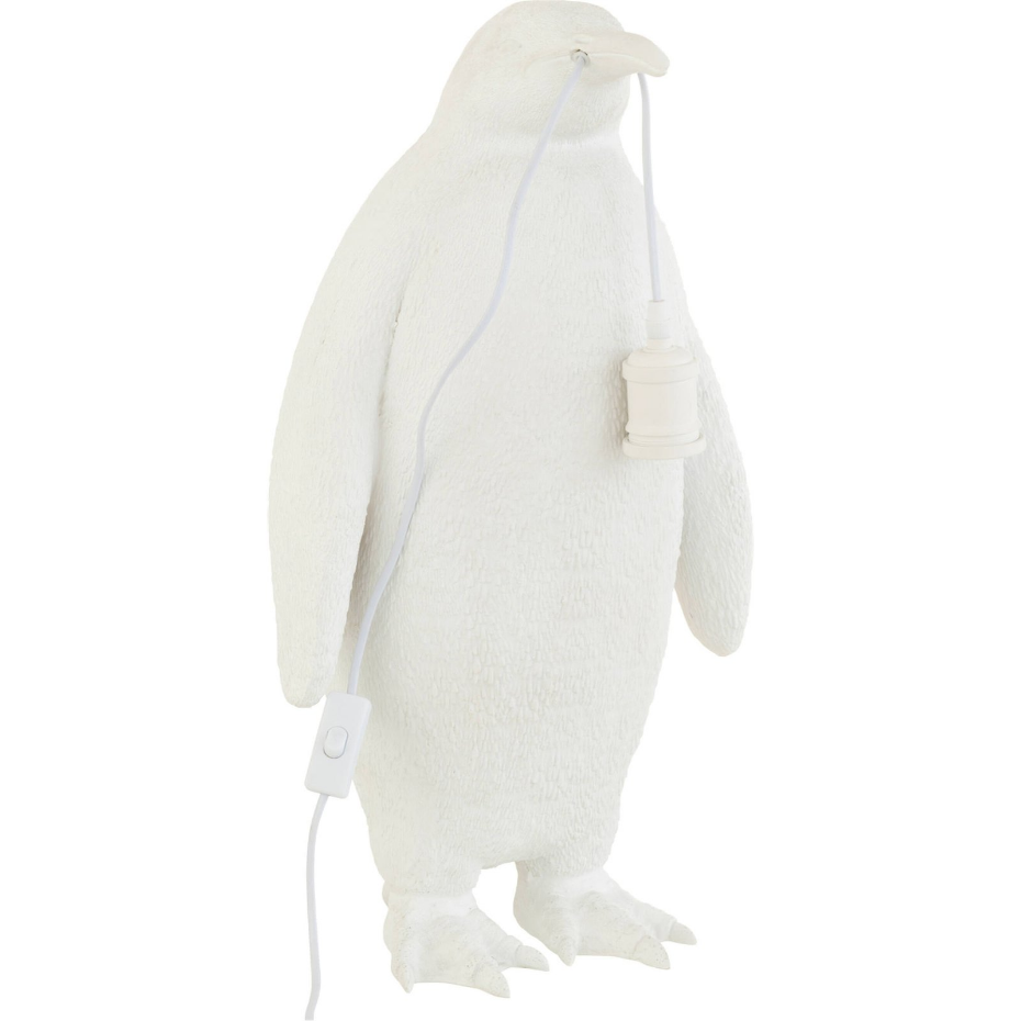 Lampe pingouin en résine format organique