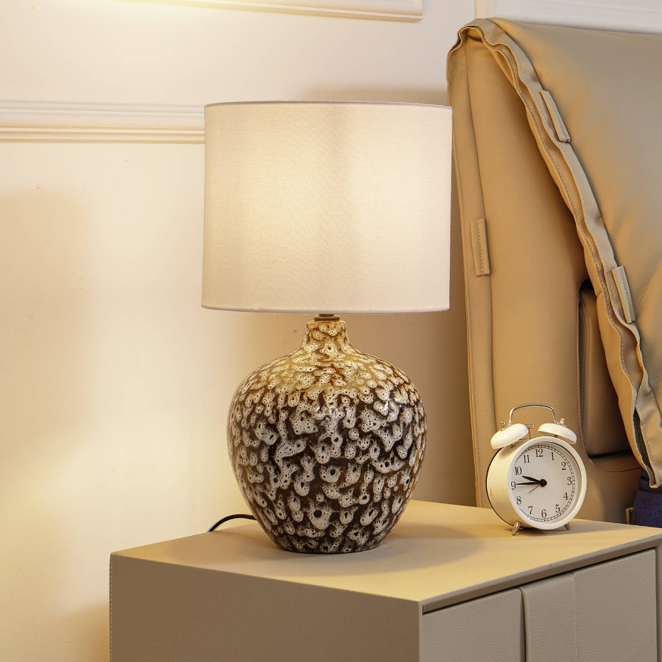 Lampe à poser en céramique traditionnelle