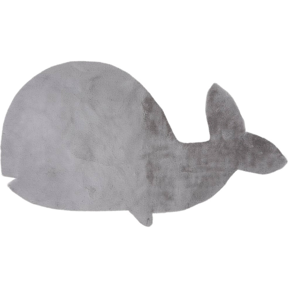 Tapis enfant en polyester forme baleine Lille