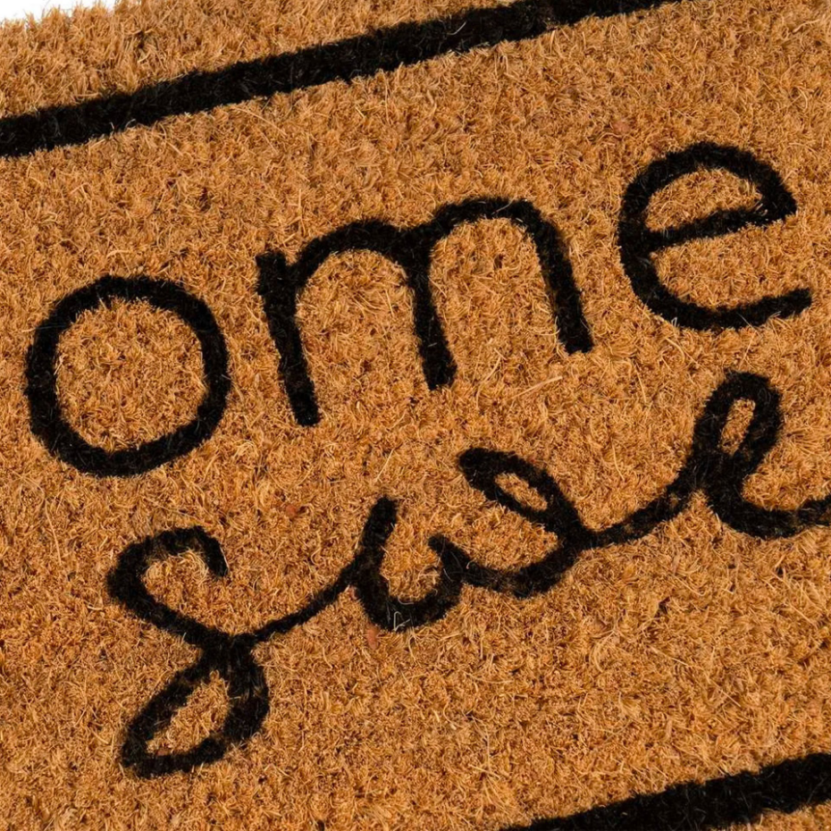 Paillasson coco long étroit Home sweet home 75x25x1.5cm