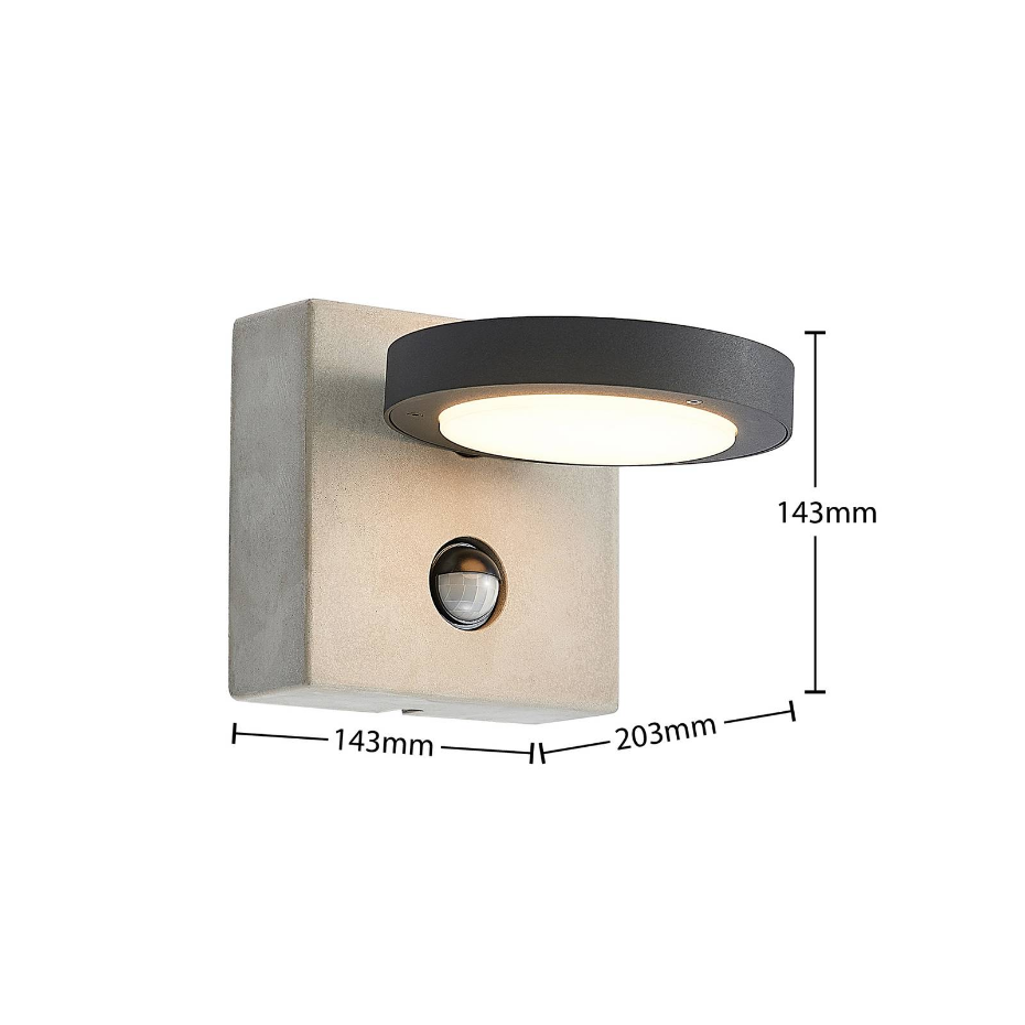 Applique extérieure en aluminium moderneLED
