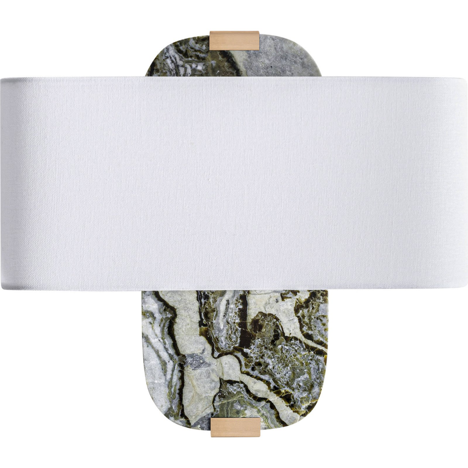 Lampe murale art déco en marbre