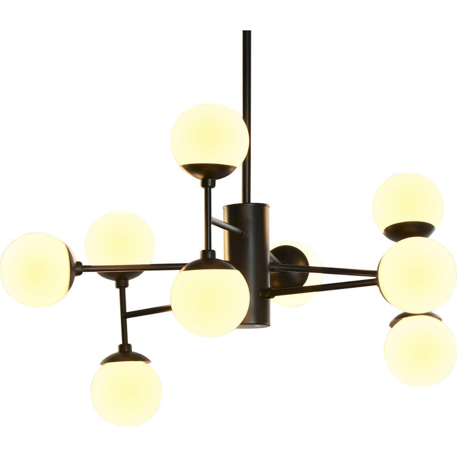 Suspension en métal et verre Moderno