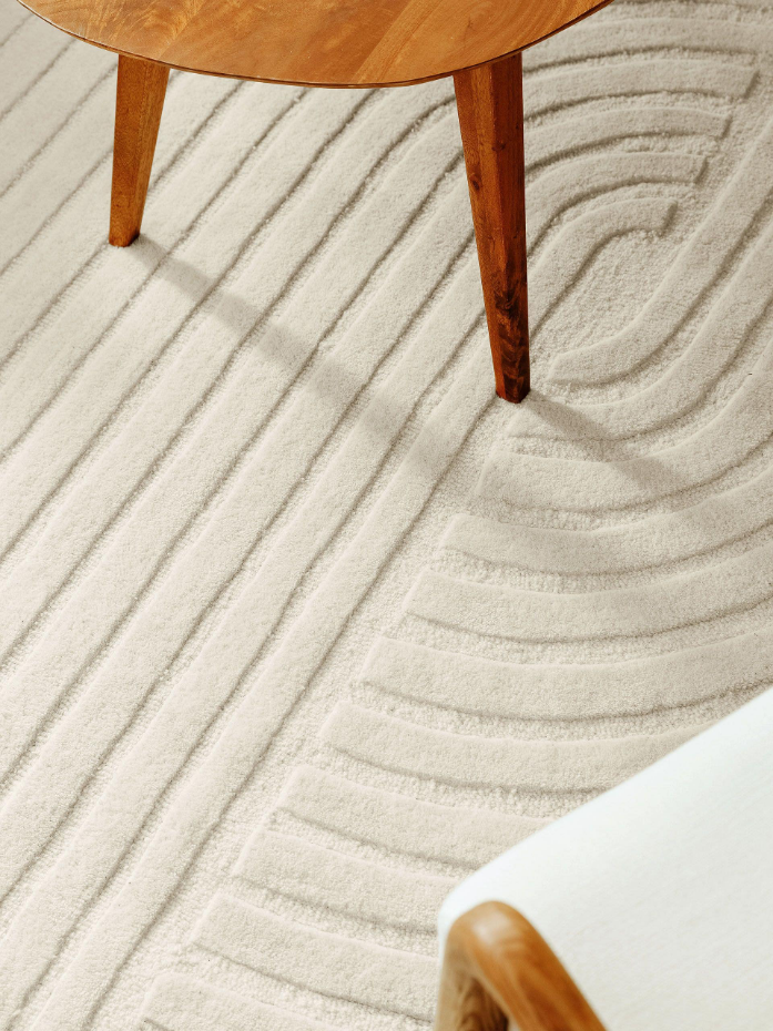 Tapis de laine tufté main YANIS