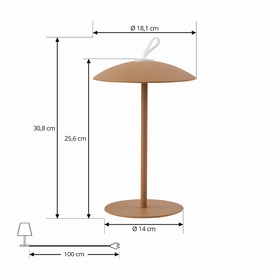 Luminaire de terrasse en métal moderneLED
