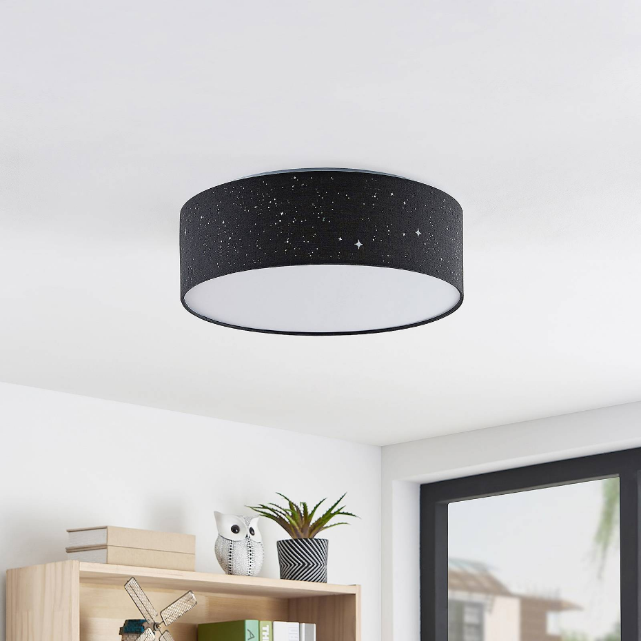 Plafonnier en textile moderneLED, Ellamina
