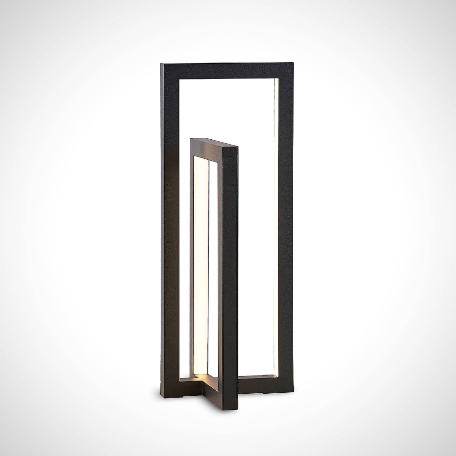 Lampe à poser en aluminium moderneLED, Hylda