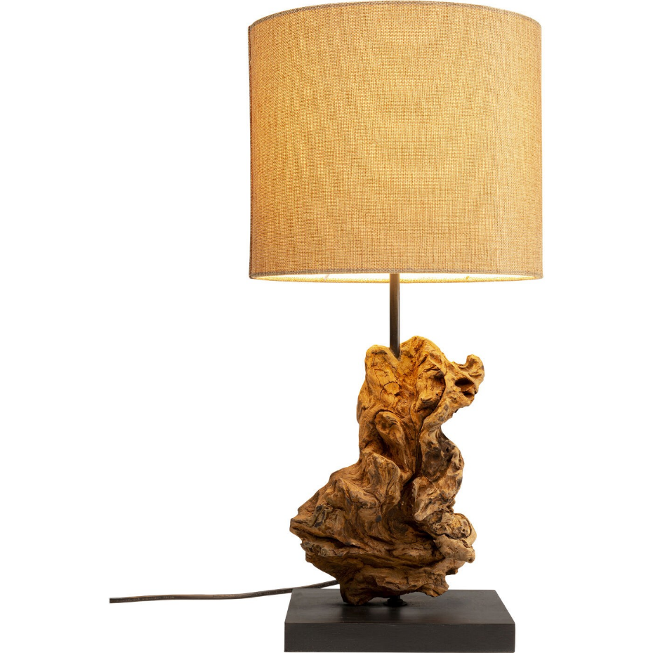 Lampe souche d'arbre