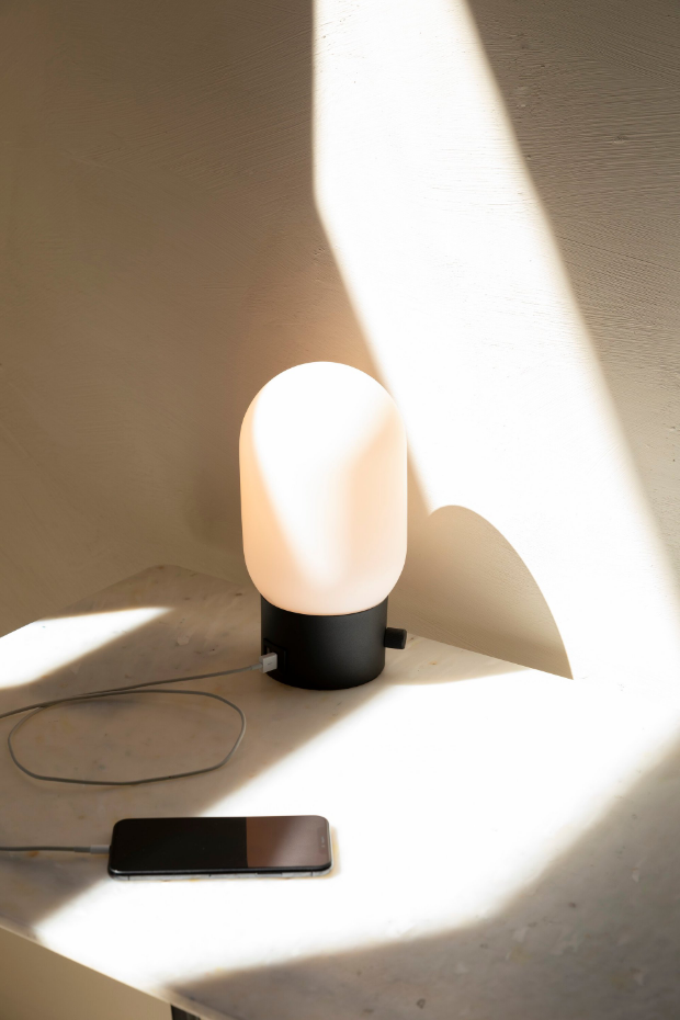 Lampe design en verre, URBAN