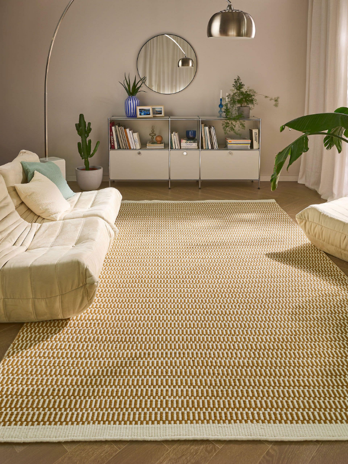 Tapis de laine tissé main LAURA