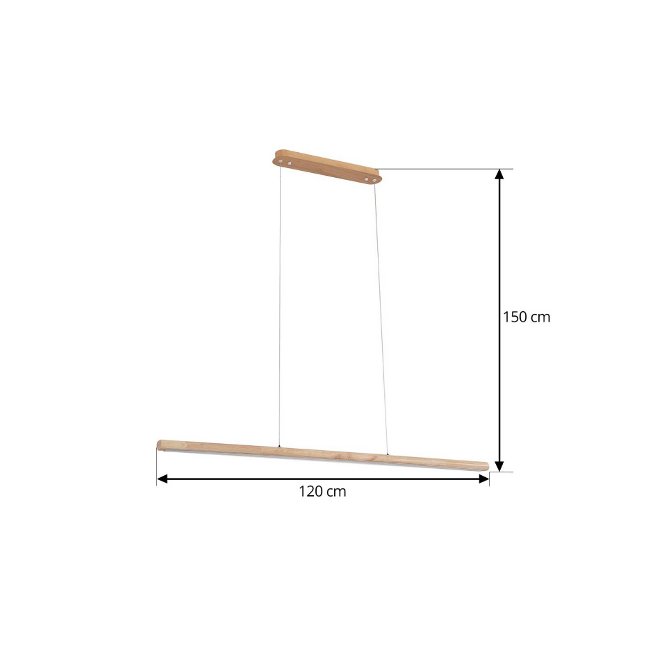 Suspension en bois moderneLED, Maruta