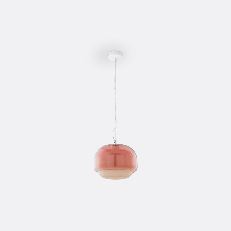 Suspension en verre coloré Ø30,5 cm, KINOKO
