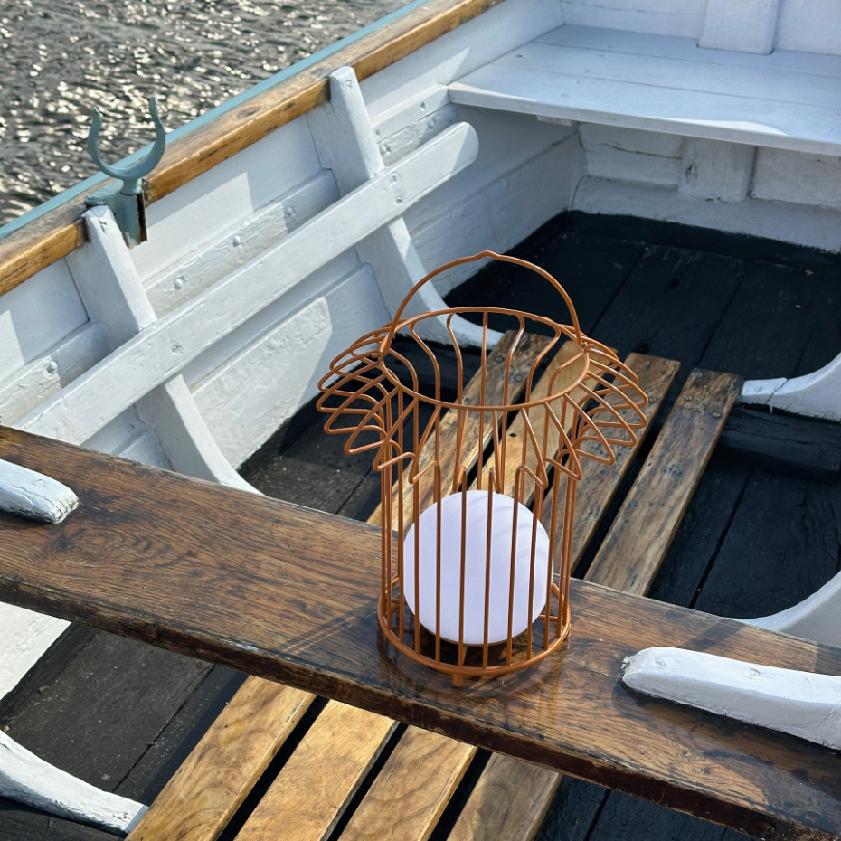 Lanterne en métal Basket