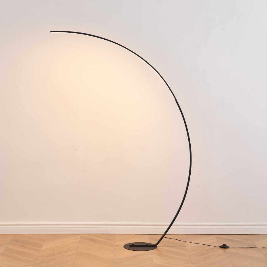 Lampadaire LED design incurvé - THALIA