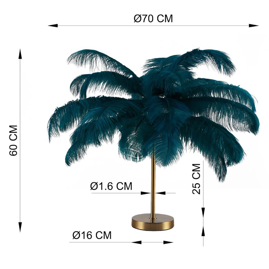 Lampe plumes