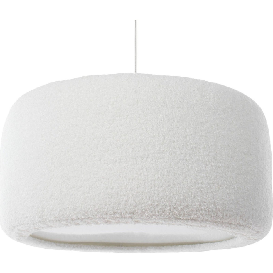 Suspension ronde en tissu peluche chambre enfant Cloud