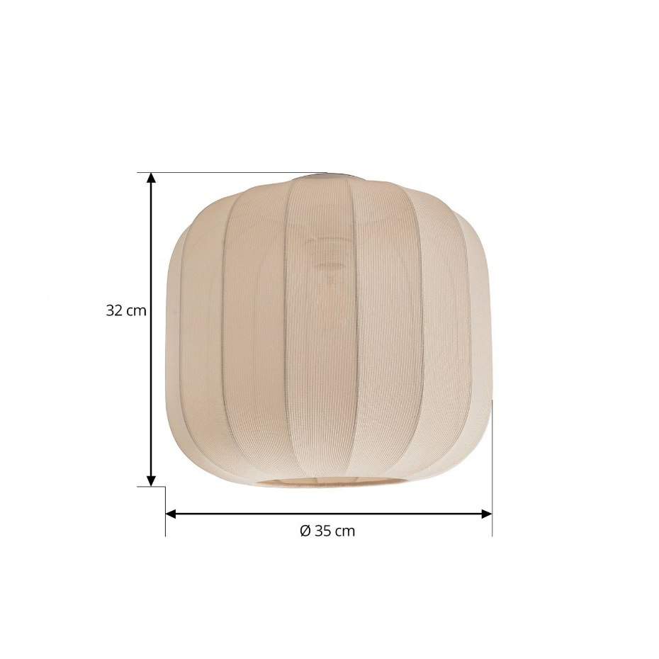 Plafonnier en textile scandinave, Helin