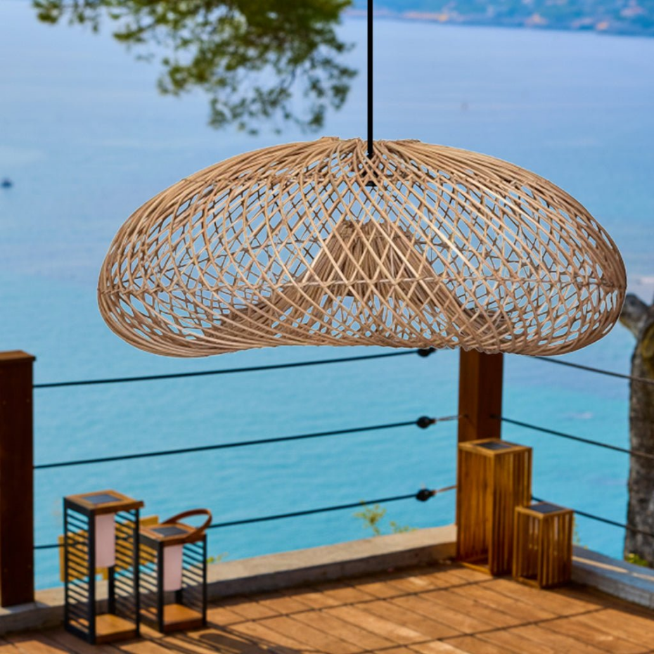 Abat jour naturel seul SEVIA H35cm