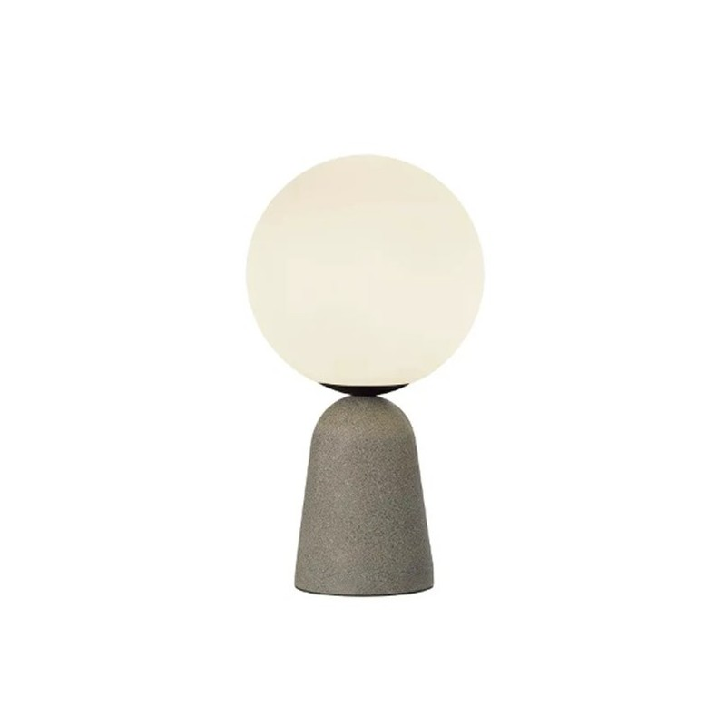 Lampe à Poser Hoby Béton Gris Gm