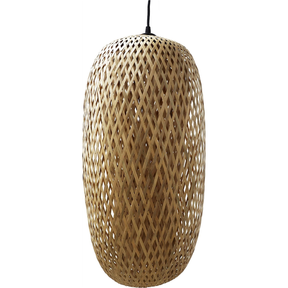 Suspension ovale en bambou