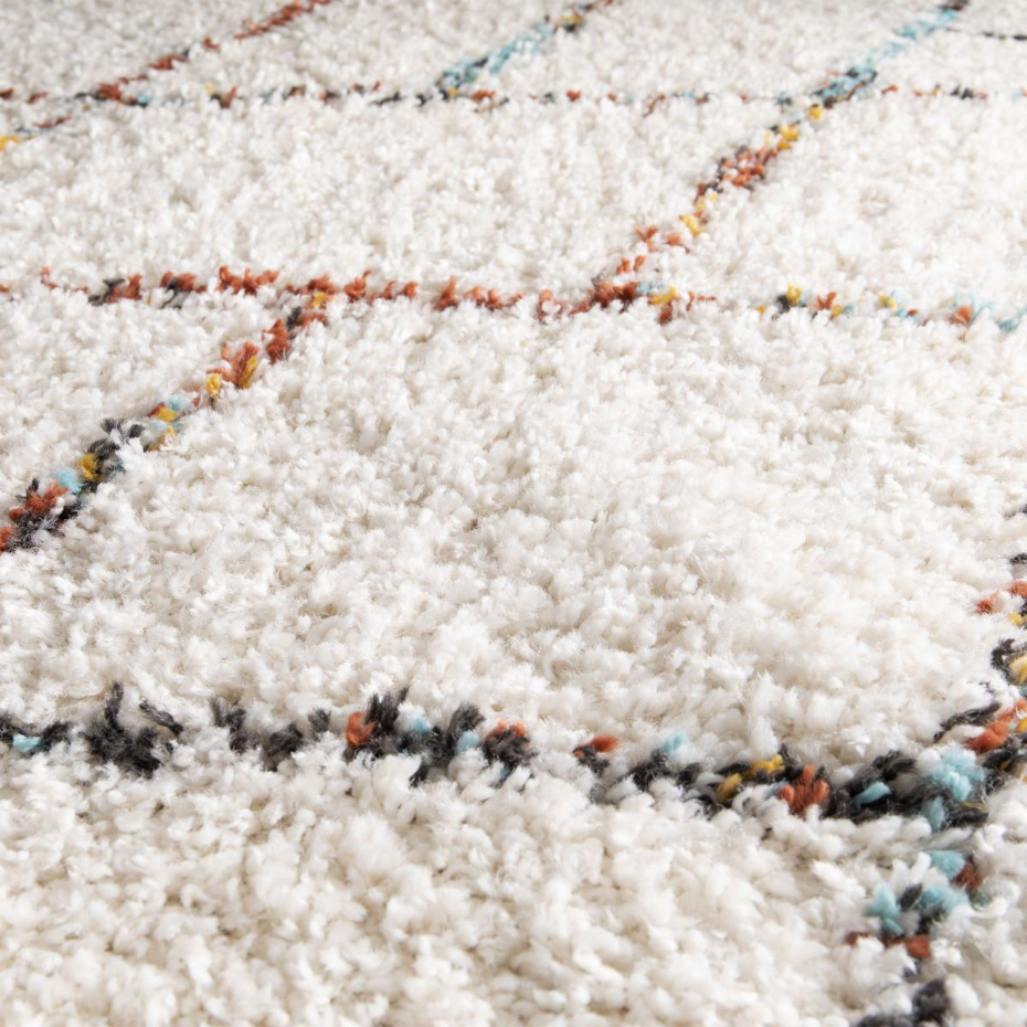 Tapis shaggy tissé motif berbère CHROMA 2