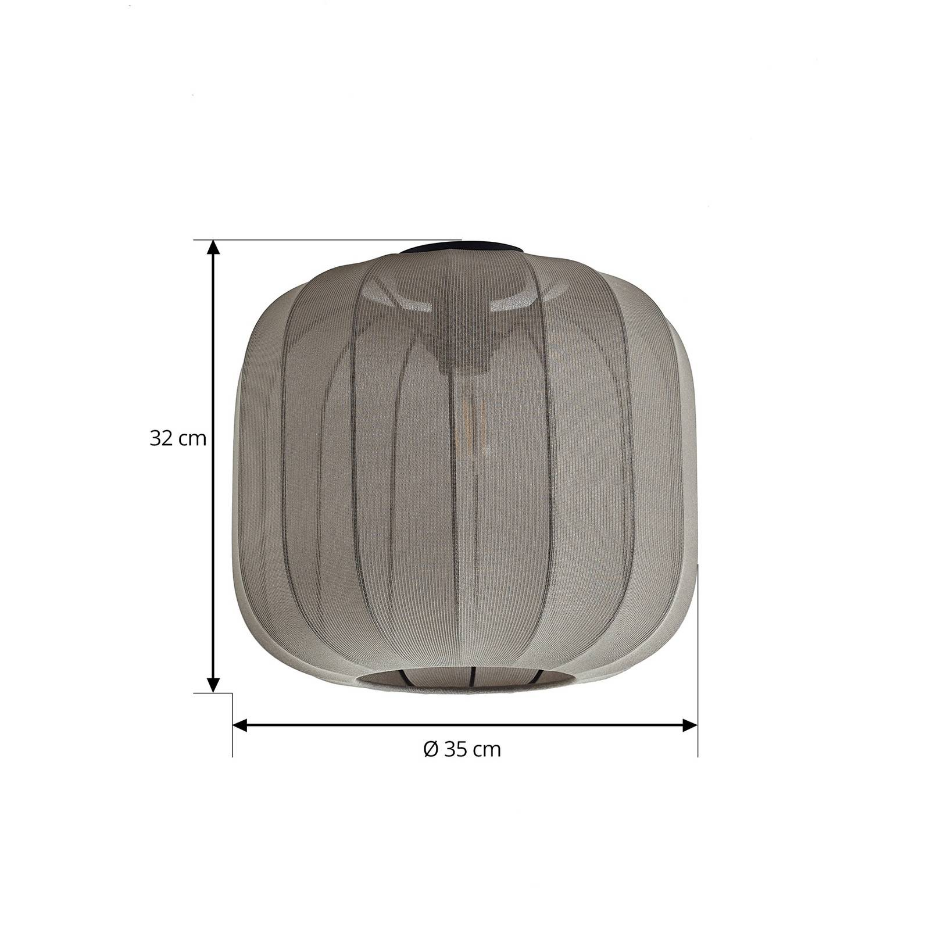 Plafonnier en textile scandinave, Helin