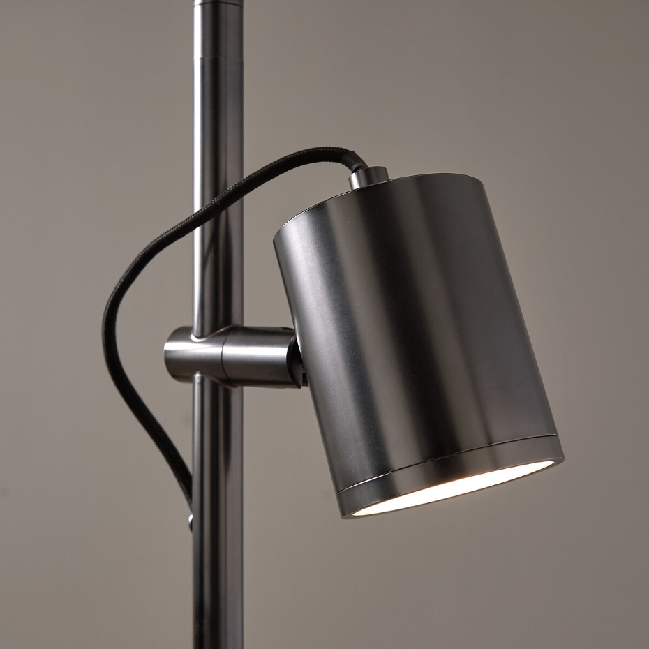 Lampadaire 3 spots orientables graphite, Girevole