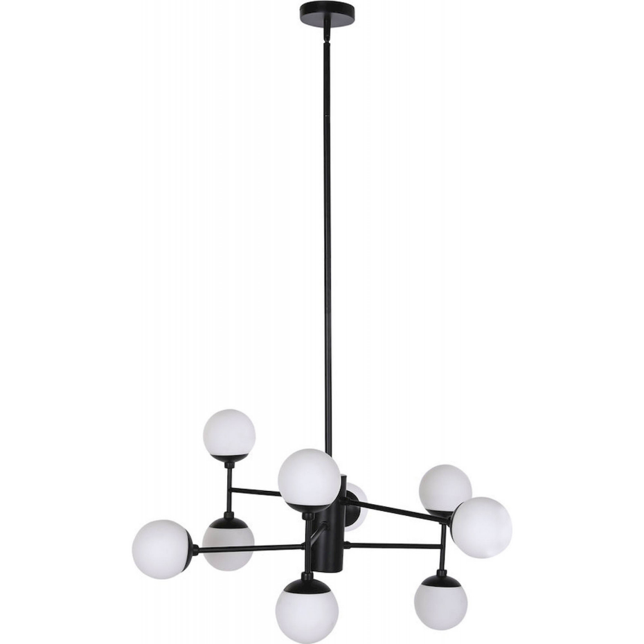 Suspension en métal et verre Moderno