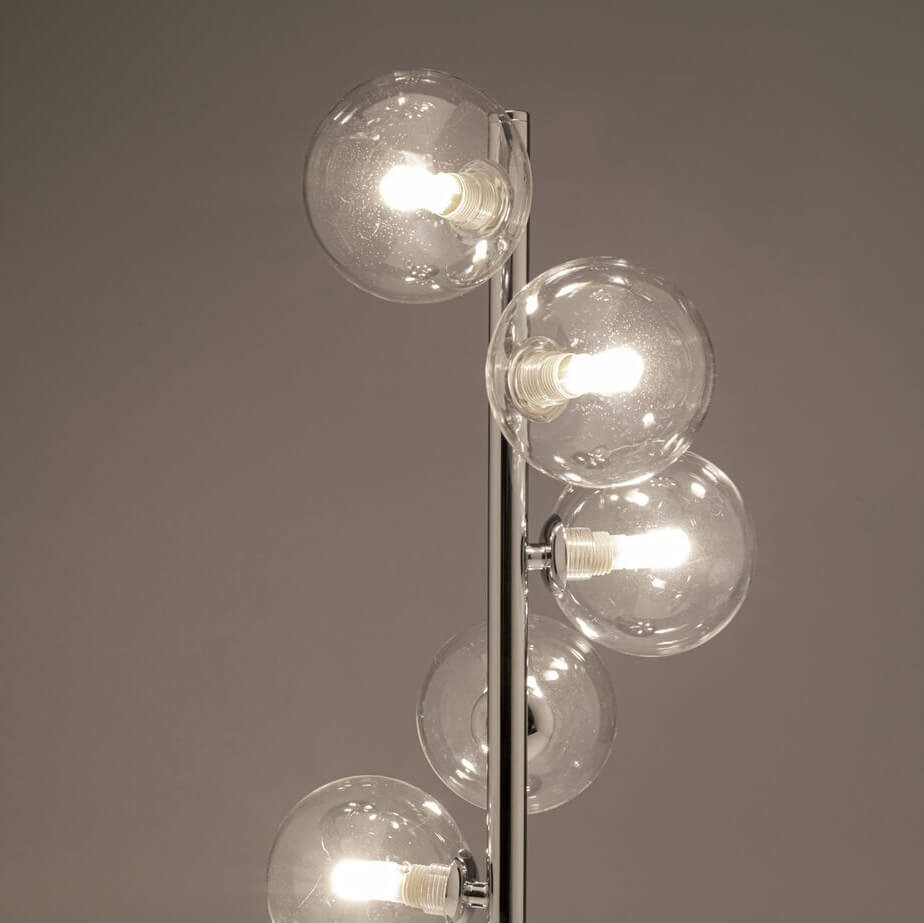 Lampe en verre et acier, SCALA BALLS