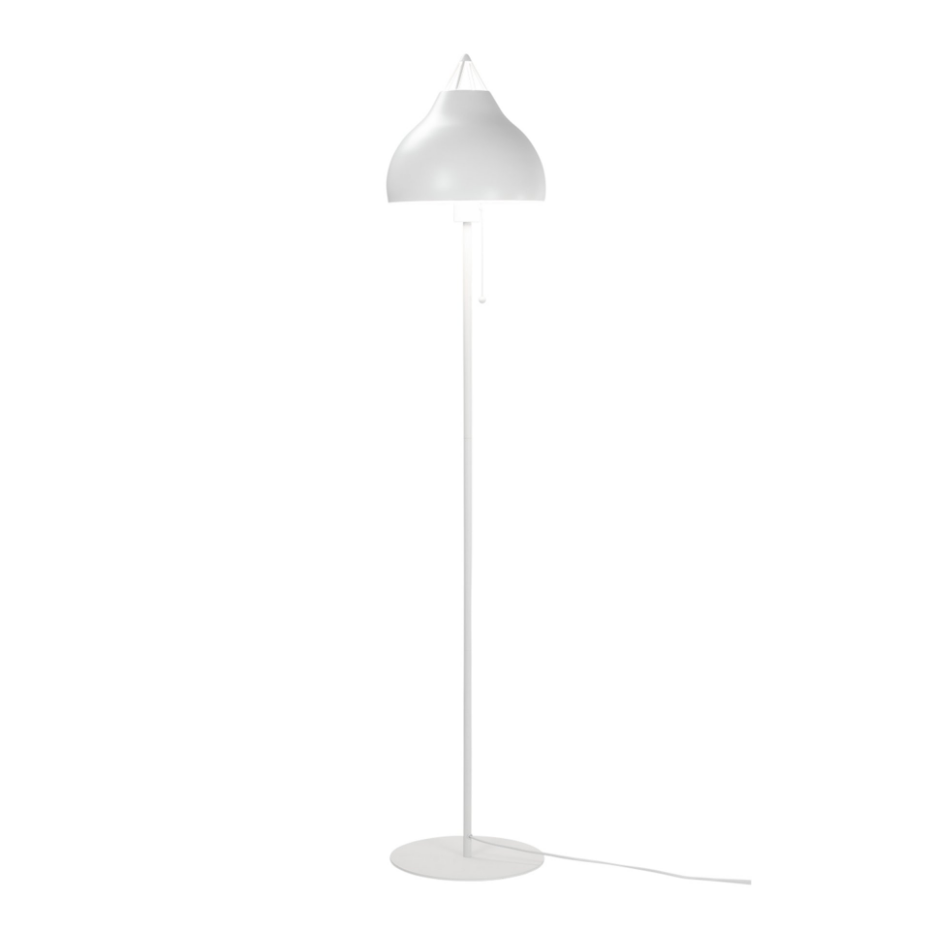 Lampadaire en blanc PYRA