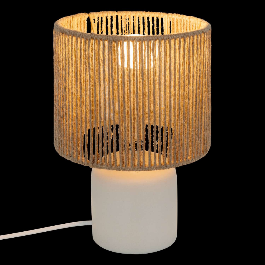 Lampe cylindre en céramique