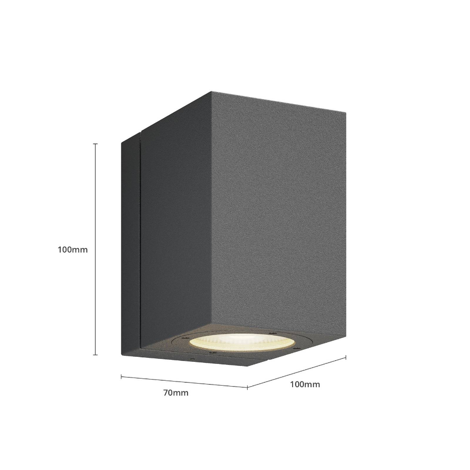 Applique extérieure en aluminium moderneLED