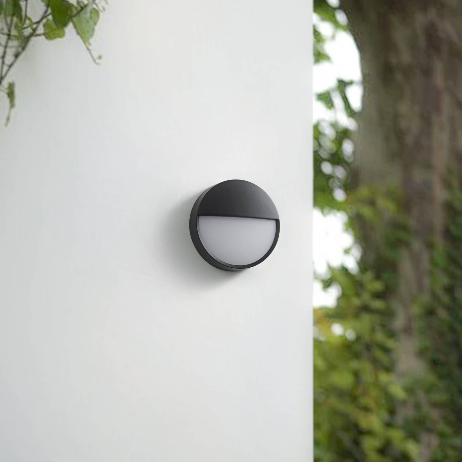 Applique extérieure en aluminium moderneLED