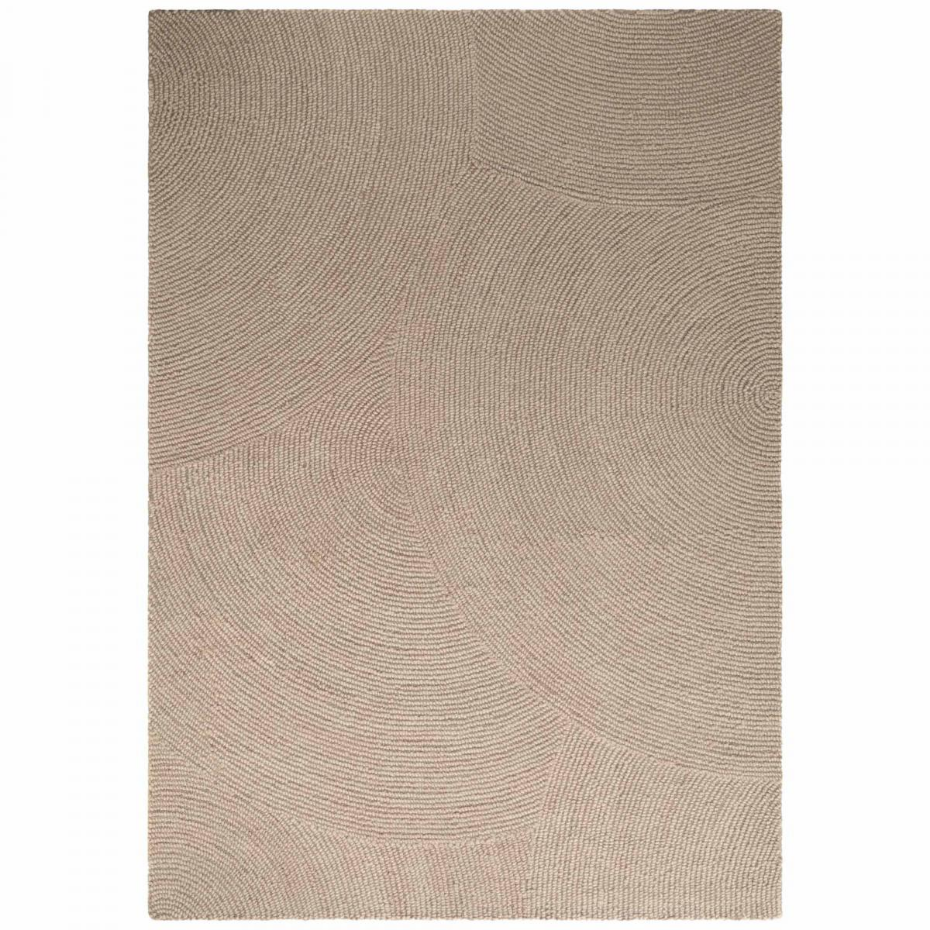 Tapis rond ELENI Faux uni